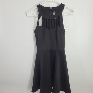 Trixxi Black Skater Dress